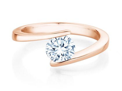 Verlovingsring Vibe  in 9K roségoud met diamant 1,00ct H/SI