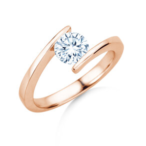 Verlovingsring Vibe  in 9K roségoud met diamant 1,00ct H/SI