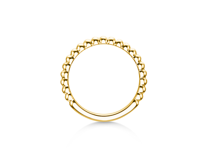 Verlovingsring Beads in 14K geelgoud gepolijst