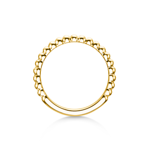Verlovingsring Beads in 14K geelgoud gepolijst