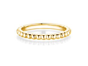 Verlovingsring Beads in 14K geelgoud gepolijst