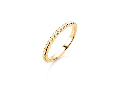 Verlovingsring Beads in 14K geelgoud gepolijst