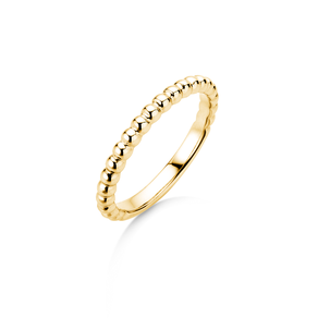 Verlovingsring Beads in 14K geelgoud gepolijst