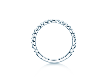 Verlovingsring Beads in zilver 925/- gepolijst