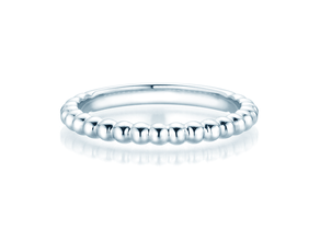 Verlovingsring Beads in zilver 925/- gepolijst