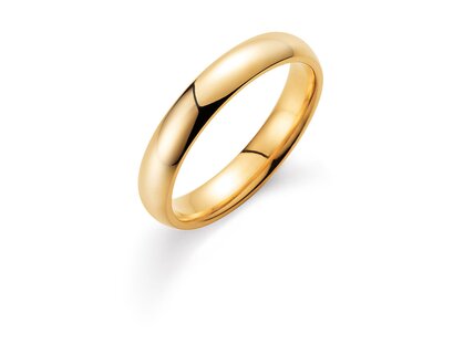 Herenring Classic 3,5mm in 18K geelgoud gepolijst