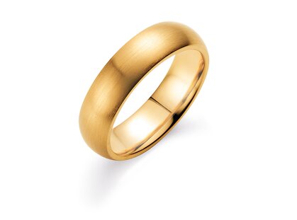 Model Classic 6mm in 14K geelgoud mat
