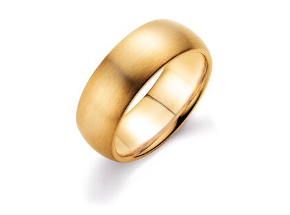 Model Classic 8mm in 18K geelgoud mat