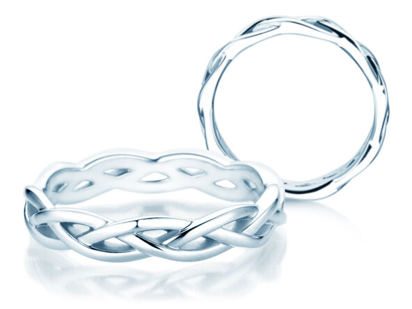 Verlovingsring Curve in zilver 925/- gepolijst