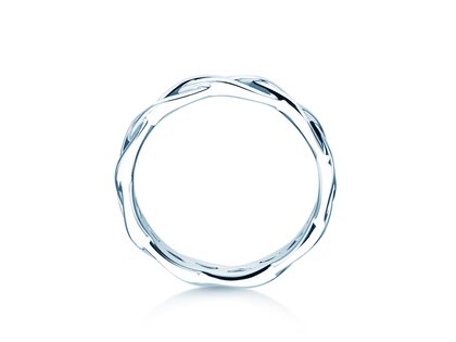 Verlovingsring Curve in zilver 925/- gepolijst