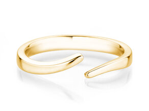 Verlovingsring Flow in 14K geelgoud gepolijst