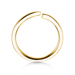 Verlovingsring Flow in 14K geelgoud gepolijst
