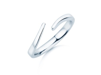 Verlovingsring Flow in zilver 925/- gepolijst