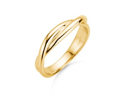Verlovingsring Forever Us in 14K geelgoud gepolijst