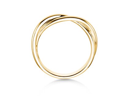 Verlovingsring Forever Us in 14K geelgoud gepolijst