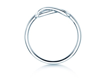 Verlovingsring Infinity Air in 14K witgoud gepolijst