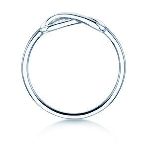 Verlovingsring Infinity Air in 14K witgoud gepolijst