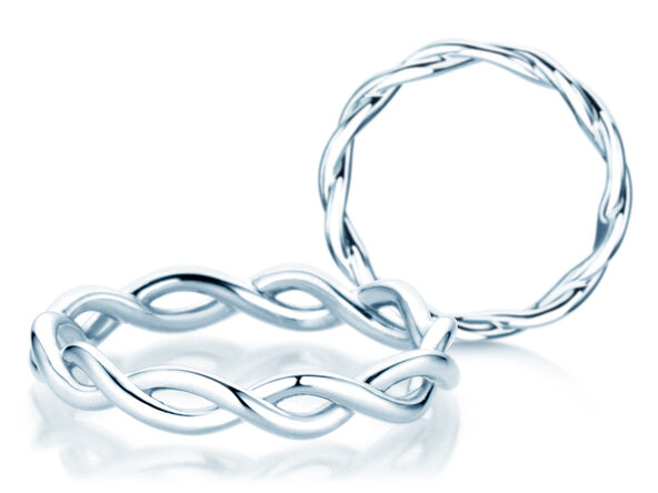 Verlovingsring Infinity Curve in zilver 925/- gepolijst