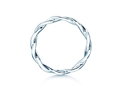 Verlovingsring Infinity Curve in zilver 925/- gepolijst