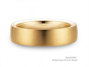 Model Infinity 3mm in 14K geelgoud mat