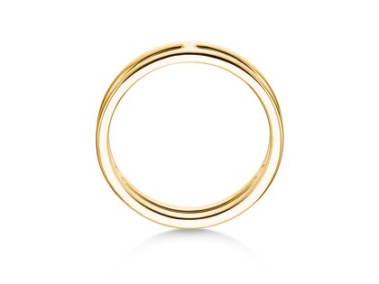 Verlovingsring Link in 14K geelgoud gepolijst
