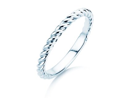 Verlovingsring Loop in zilver 925/- gepolijst