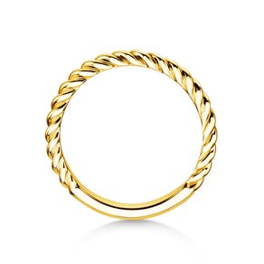Verlovingsring Loop in 14K geelgoud gepolijst