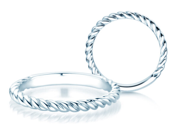 Verlovingsring Loop in zilver 925/- gepolijst