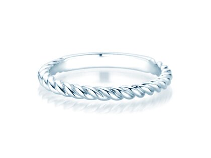 Verlovingsring Loop in zilver 925/- gepolijst