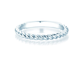 Verlovingsring Loop in zilver 925/- gepolijst
