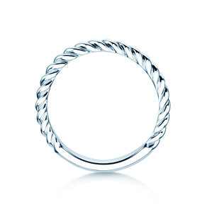Verlovingsring Loop in zilver 925/- gepolijst