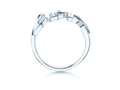 Ring Love Clean in 14K witgoud gepolijst