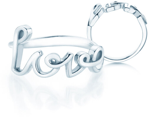 Ring Love Clean in 14K witgoud gepolijst