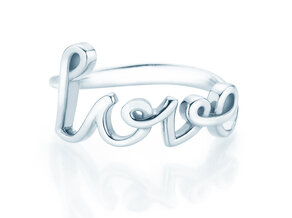 Ring Love Clean in 14K witgoud gepolijst