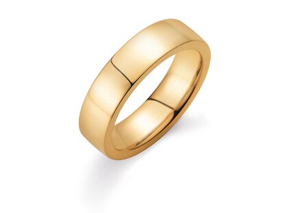 Model Modern 6mm in 14K geelgoud gepolijst
