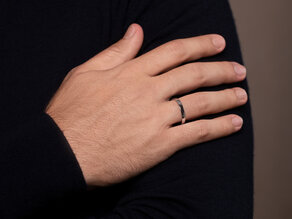 Model Modern 3mm in zilver 925/- mat