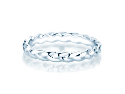 Verlovingsring Pony in zilver 925/- gepolijst