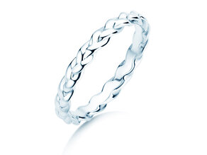 Verlovingsring Pony in zilver 925/- gepolijst