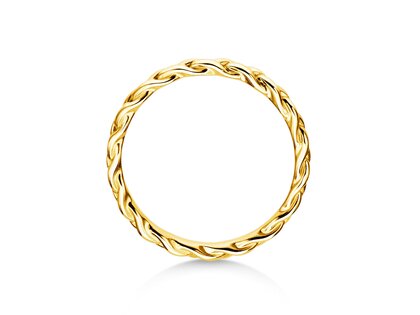 Verlovingsring Pony in 14K geelgoud gepolijst