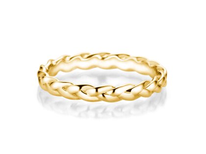 Verlovingsring Pony in 14K geelgoud gepolijst