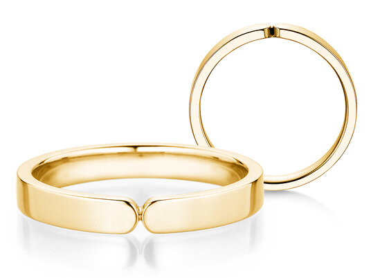 Verlovingsring Serenity in 14K geelgoud gepolijst