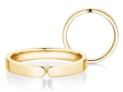 Verlovingsring Serenity in 14K geelgoud gepolijst