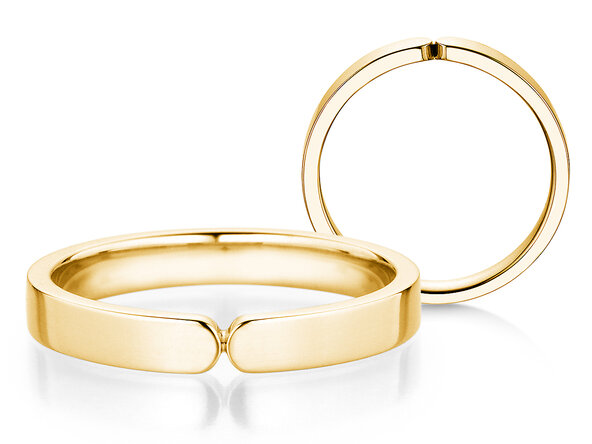 Verlovingsring Serenity in 14K geelgoud gepolijst