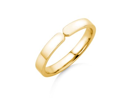 Verlovingsring Serenity in 14K geelgoud gepolijst