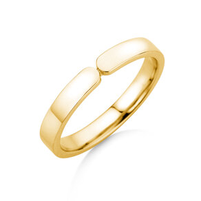 Verlovingsring Serenity in 14K geelgoud gepolijst