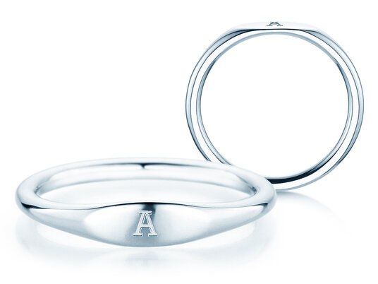 Ring Signet in zilver 925/- gepolijst