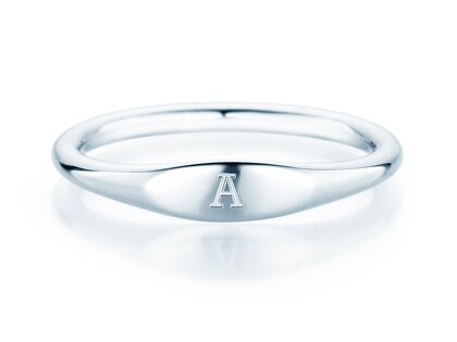 Ring Signet in zilver 925/- gepolijst