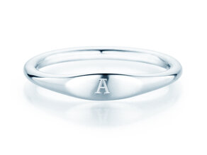 Ring Signet in zilver 925/- gepolijst