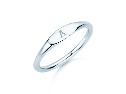Ring Signet in zilver 925/- gepolijst