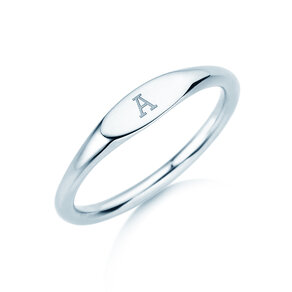 Ring Signet in zilver 925/- gepolijst